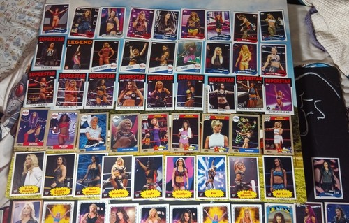 68 Card Lot Wwe Divas Topps Heritage 2005-2018 Huge Wrestling - Picture 6 of 6