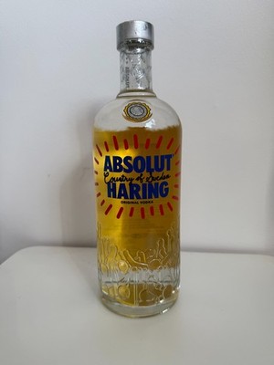 Absolut Vodka Haring 1 Liter Flasche Keith Haring Artist Edition 2025