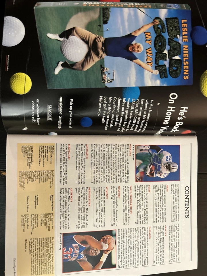 1994 The National Sports Review Magazine Shaq Griffey Jr Messier ¡Quiosco! Foto 3 de 4