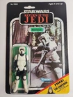 Vintage Star Wars Biker Scout ROTJ 1984, Sealed On 65 Back (Gun Has Come Loose)