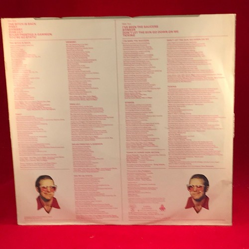 ELTON JOHN Caribou 1974 UK Vinyl LP + INNER The Bitch Is Back original C - Picture 4 of 7