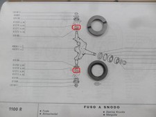 RALLA FUSELLO mm.4,05 FIAT 1100 D/R ORIGINALE FIAT 872771 