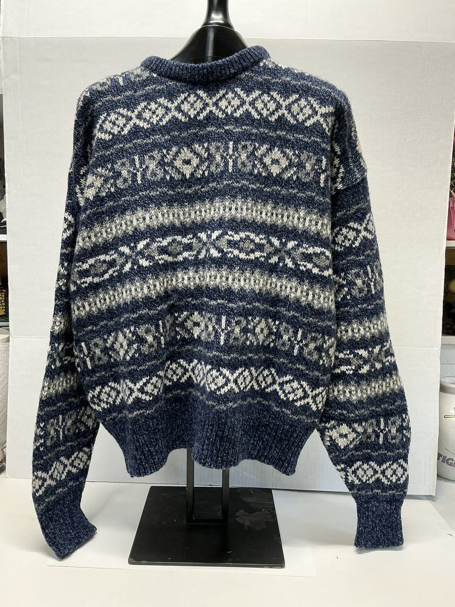 Vintage ENVIRONMENTAL Clothing Co. Wool Sweater XLARGE Made  display picture 3