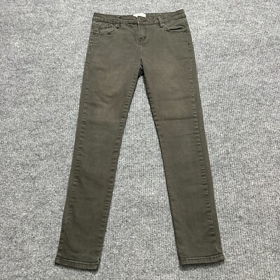 Padini Authentics Womens Jeans Size 6 Black Denim Casual Essentials Mid Rise