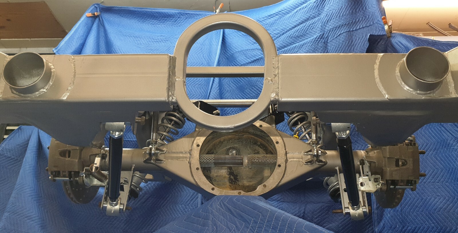 El Camino GBody Pro Street Drag Tubbed BackHalf 4Link Chassis Frame