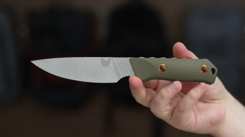 Benchmade Raghorn Fixed Blade OD Green G10 Satin 4