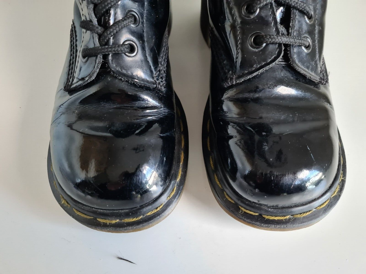 Dr Martens 20 hole patent 1420 tall knee high England Dr Martens 20 hole patent 1420 tall knee high England