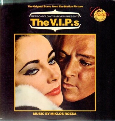 Miklos Rozsa The V.I.P.s NEAR MINT MCA Vinyl LP