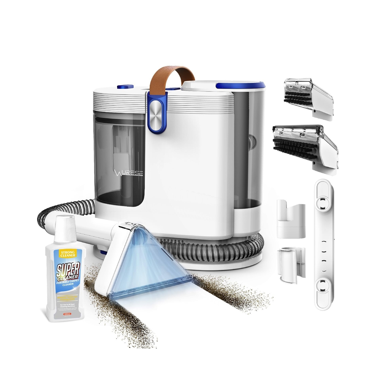 Portable Carpet Cleaner Machine with 15Kpa Suction for Upholstery and Carpet Cleaning-image