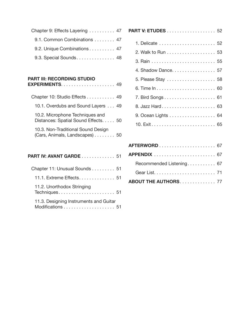 Guitar Sound Effects Explore the Many Sonic Possibilities of the Guitar
