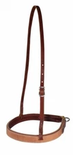 Reinsman Hermann Oak Harness Leather 1 1/4" Wide Western Noseband Caveson