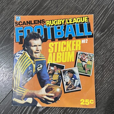 SCANLENS 1984 NRL RUGBY LEAGUE STICKERS