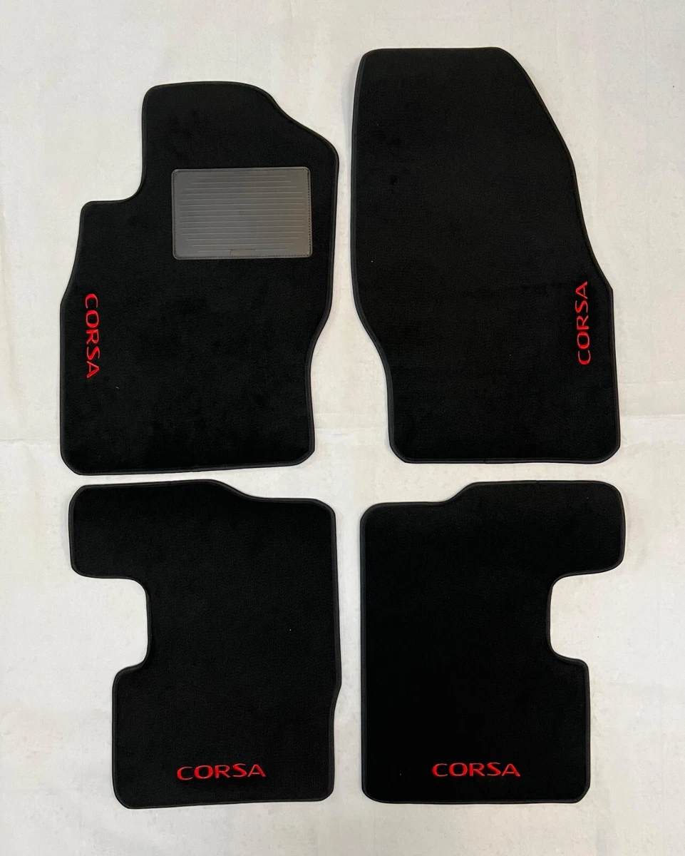 Tappetini Anteriori In Velluto Per Opel Corsa D (2006-2015) | Su Misura Con Rinforzo | 2 Pezzi - 3
