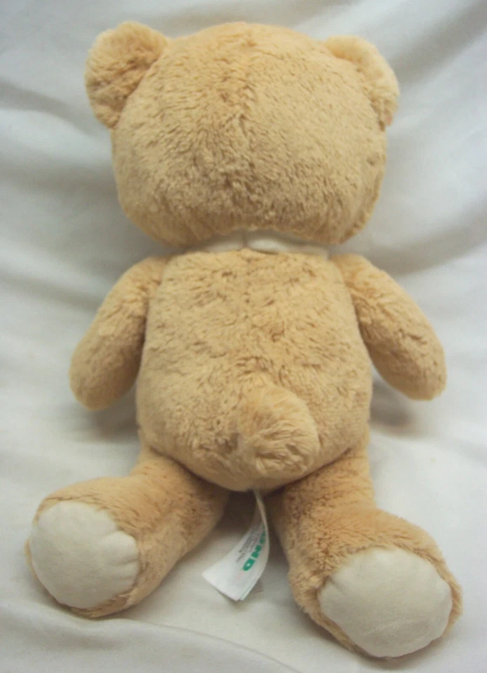 Baby GUND CUTE SOFT TAN CLOVE THE TEDDY BEAR 13" Plush STUFFED ANIMAL TOY - Image 3 of 4