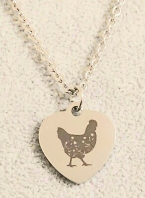 Floral Chicken Necklace