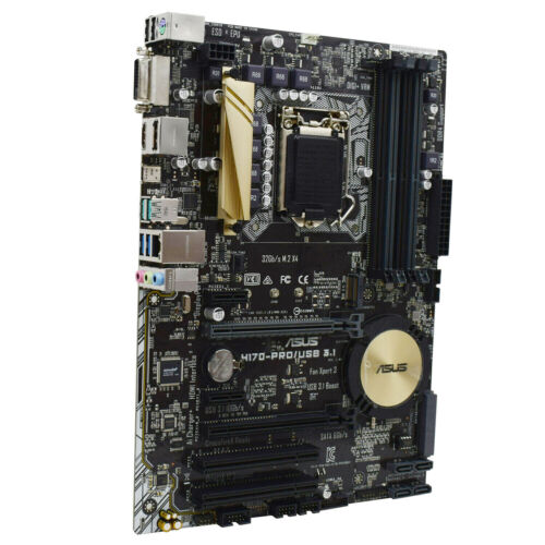 Intel H170 Mainboard ASUS H170-PRO/USB 3.1 LGA1151 DDR4 für 6th Core i7/i5/i3 - Bild 4 von 8