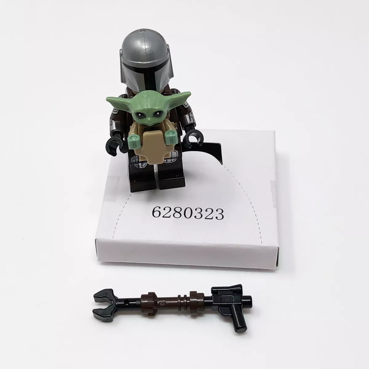 Mandalorian Mando w/ GROGU Baby Yoda Child 75299 LEGO Star Wars Minifigure