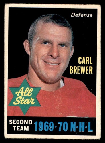 Carl Brewer #243 1970 O-Pee-Chee card