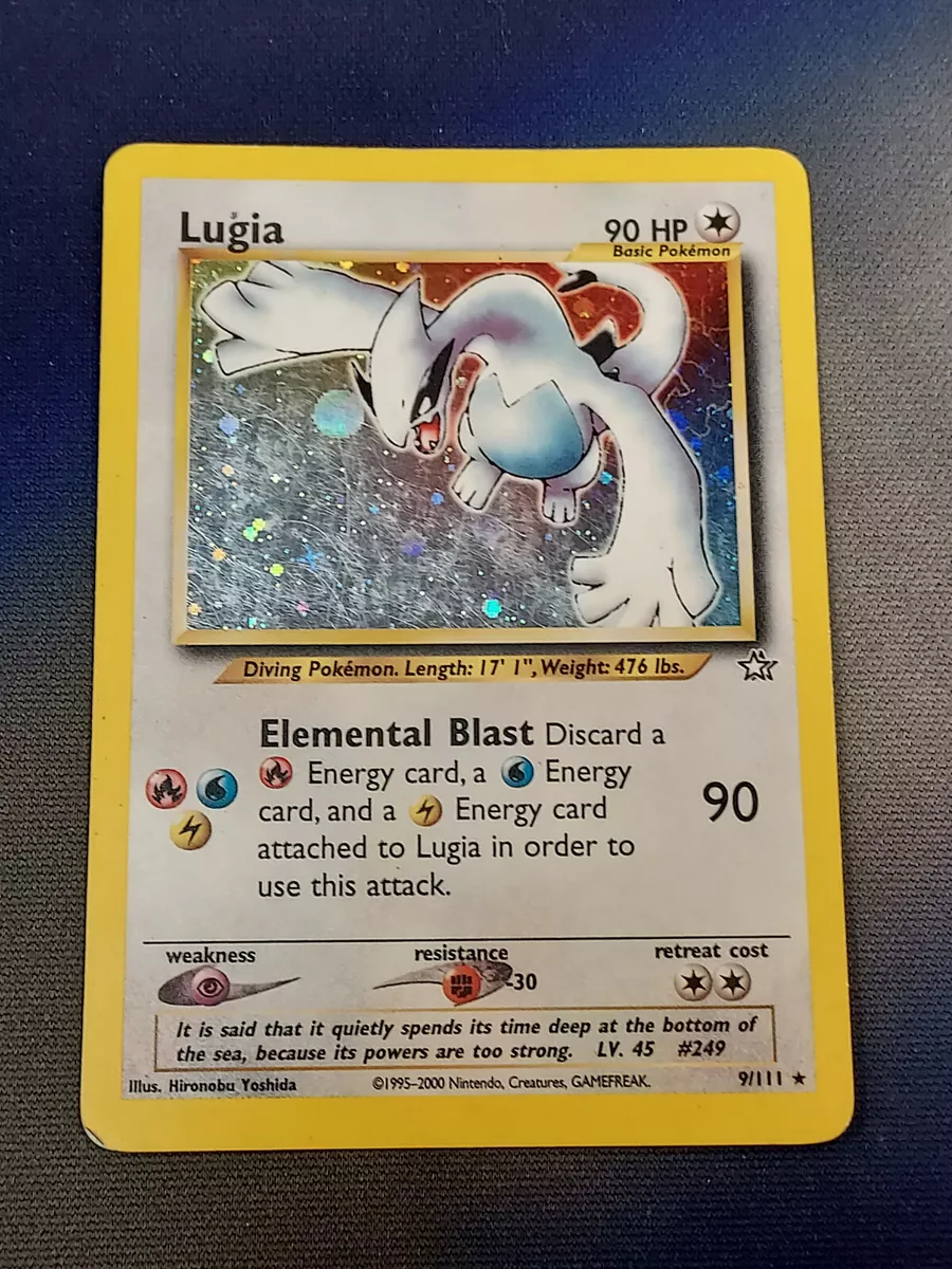 Pokemon Neo Genesis Single Lugia 9/111 - LIGHT PLAY