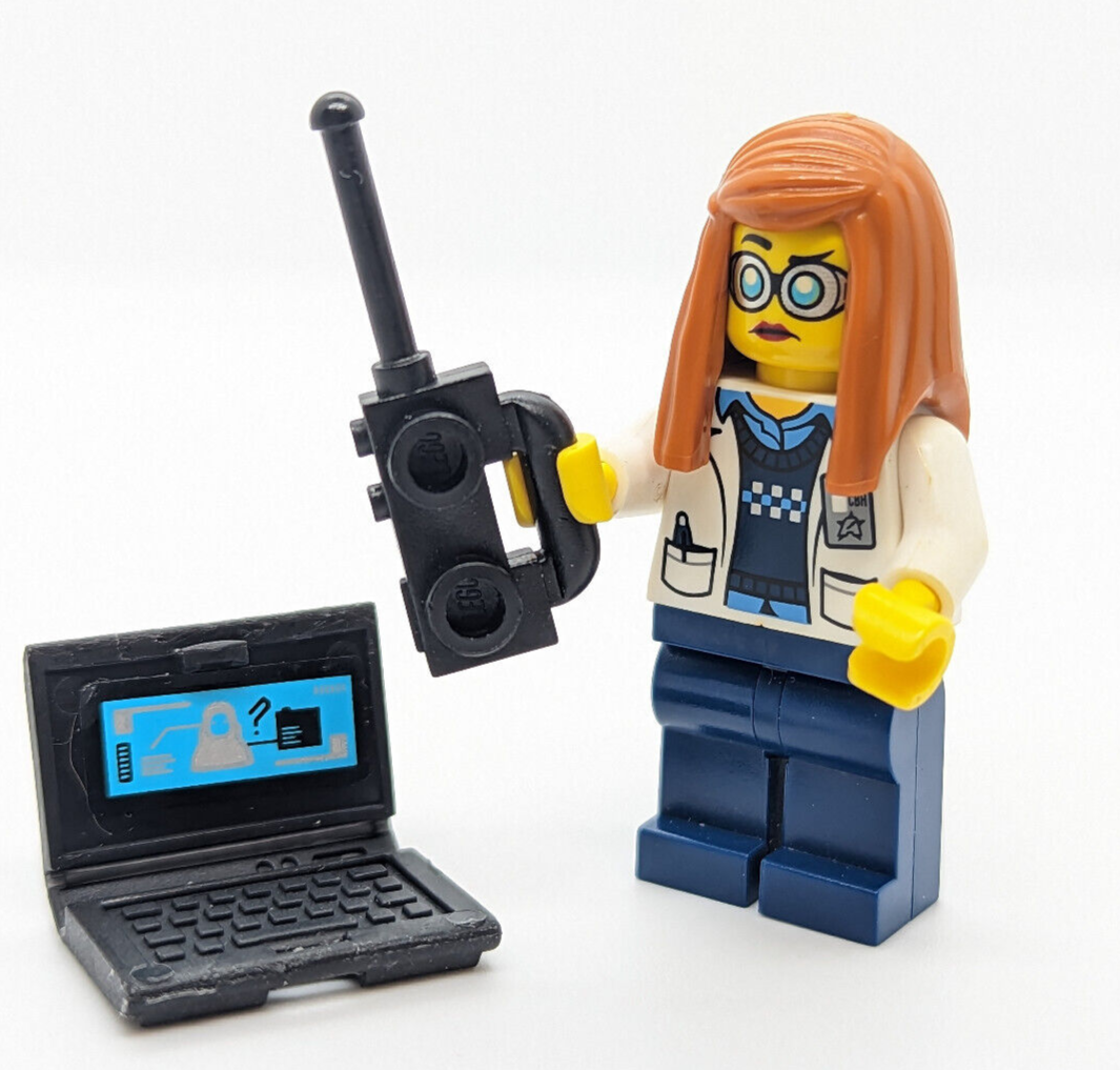LEGO Ultra Agents Minifigure - Prof Hydron w/ Laptop (uagt017