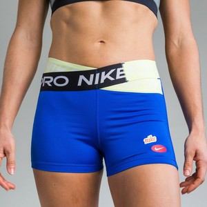 blue nike spandex