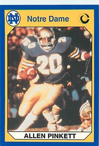 1990 Collegiate Collection Notre Dame Football (Most Popular), NM - 第 21/60 張圖片