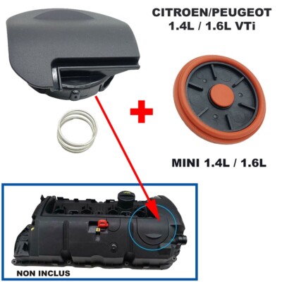 Membran Kurbelgehäuseentlüftung für MINI Cooper R55 R56 R57 R58 R59 R60 Peugeot