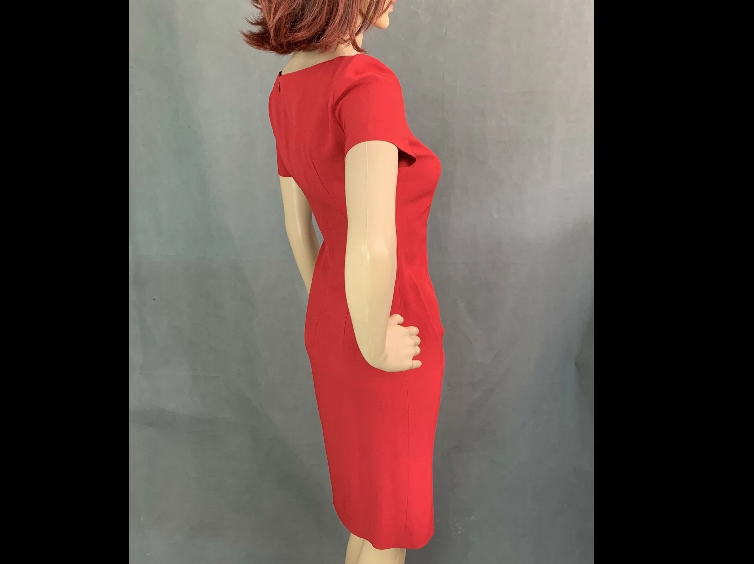 MOSCHINO ABITO ROSSO MANICA CORTA ECONOMICO E CHIC TAGLIA 8 (veste come un 6)