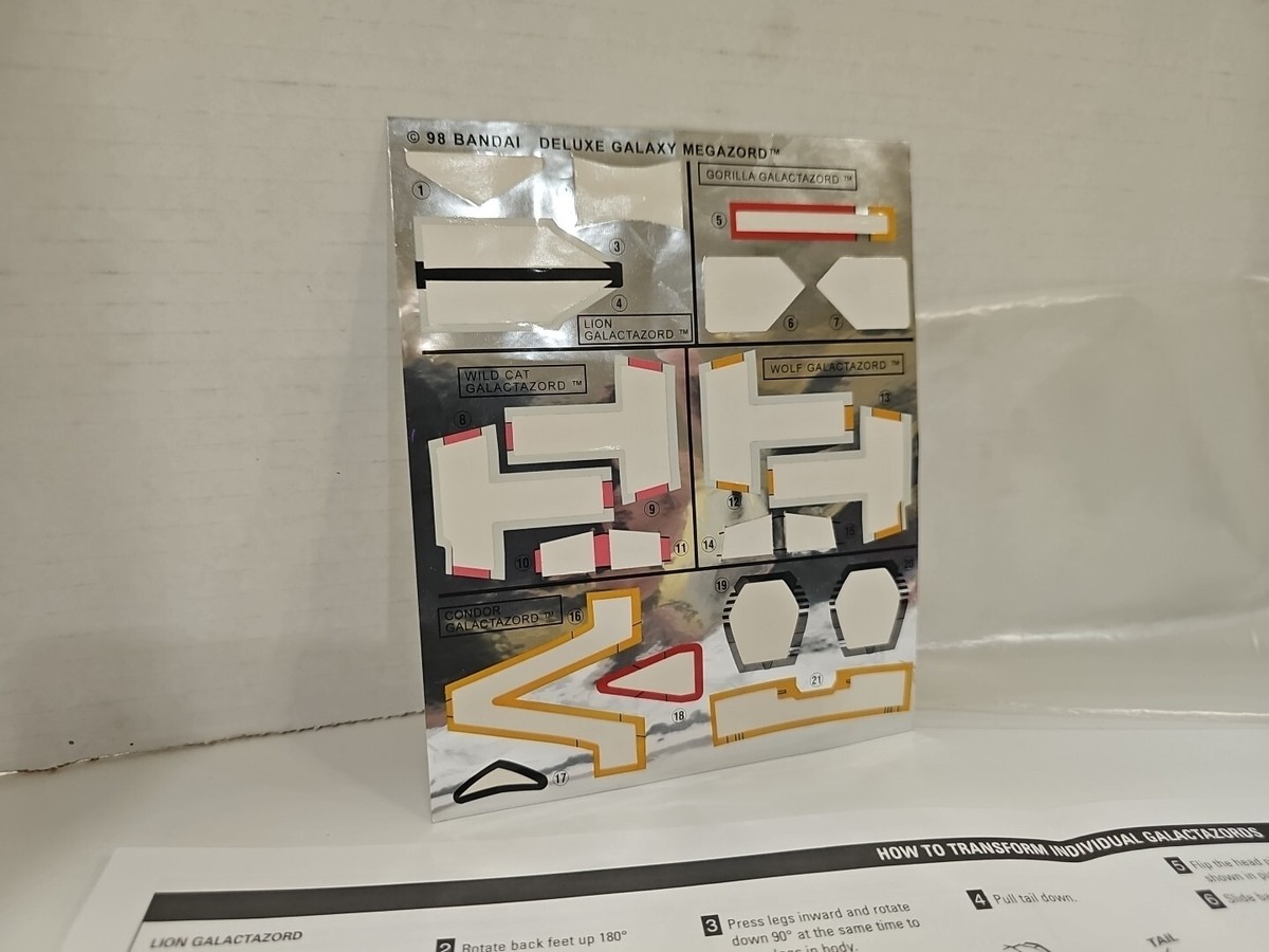 Bandai Power Rangers Lost Galaxy Deluxe Galaxy Megazord for sale