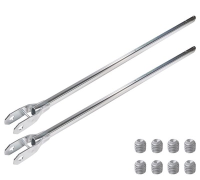 2 Pack 4-Spring Aluminum Lower Arm for Dump Truck Tarp Systems 78'' Telescopic...