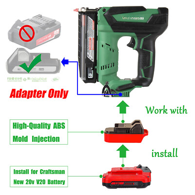 #ad 1x Adapter for Craftsman New V 20 RED Battery To Power for Metabo HPT 18V Tools $10.47