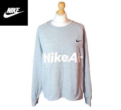 oversized grey nike jumper