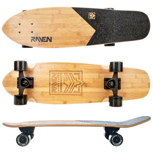 Longboard Skateboard Komplettboard Cruiser Raven Trevix - Neu! - Afbeelding 1 van 11