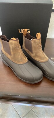 UGG Biltmore Chelsea Men's Boots, Size 12 Brown