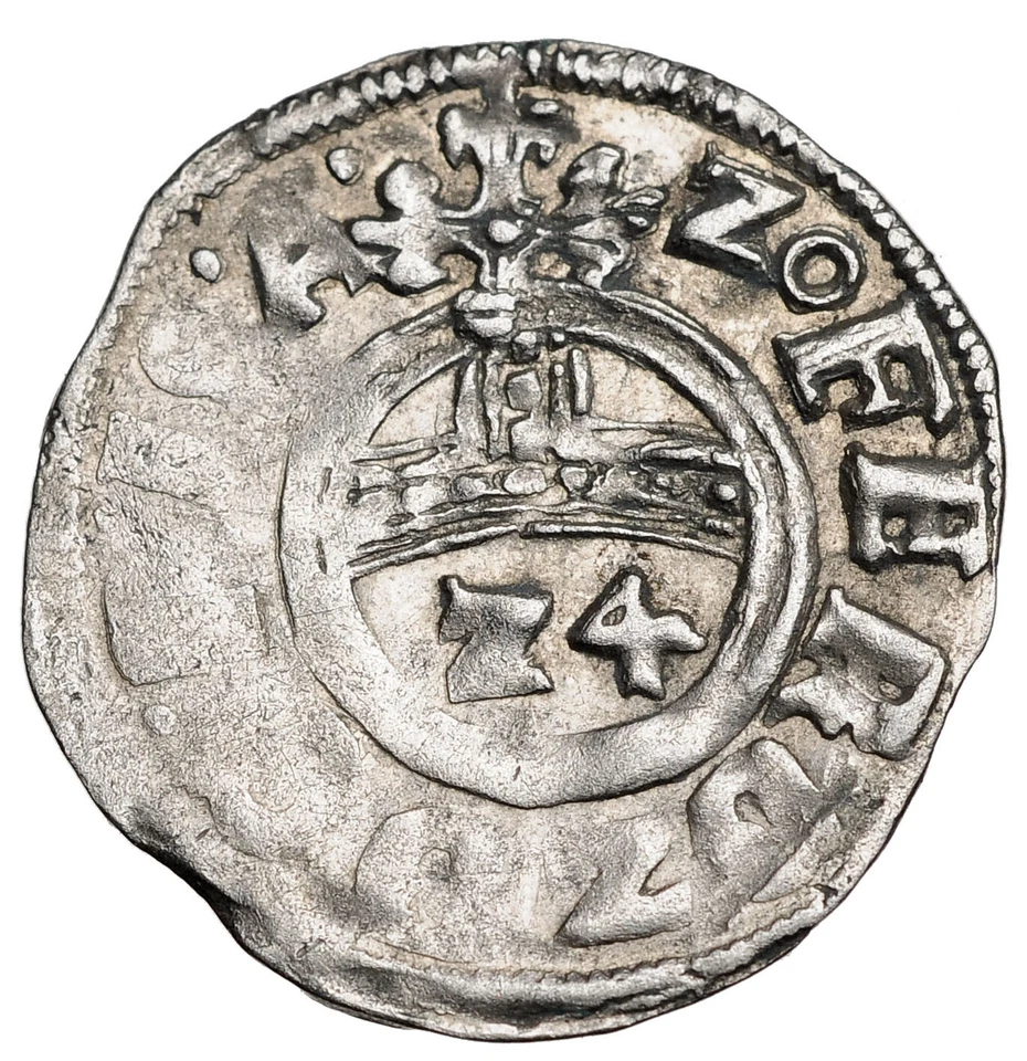 German Prussia Grossus, 1/24 Thaler 1620 Medieval Silver Coin #32719 - Image 2 of 3