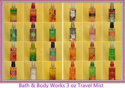 Bath & Body Works Travel Size Women Fragrance Mist 3 oz / 88 ml You Pick Scent 
