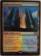 FOIL Hallowed Fountain / Springbrunnen - ALLEGIANCE - englisch (near-mint +)