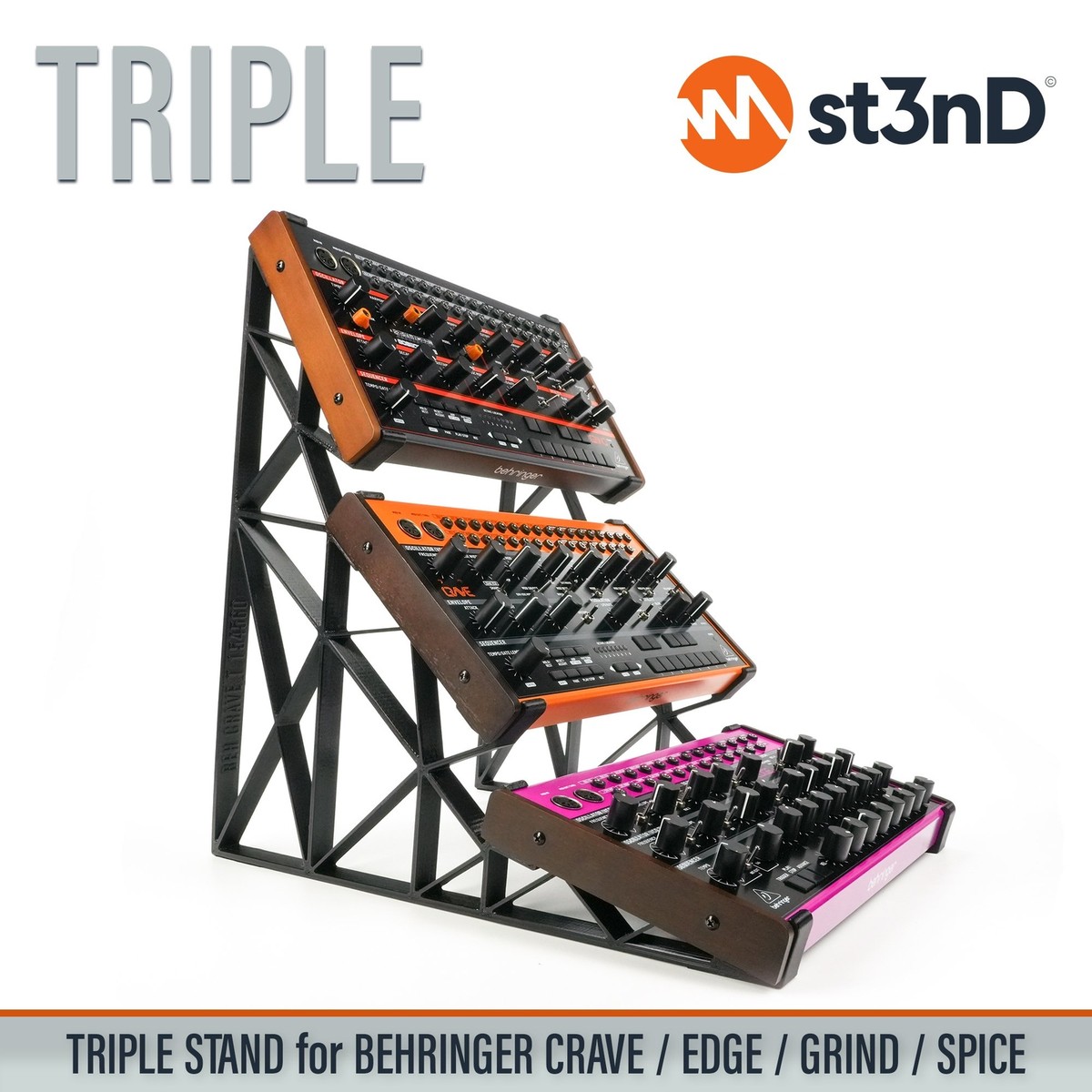 TRIPLE STAND for BEHRINGER CRAVE / EDGE / GRIND / SPICE | eBay