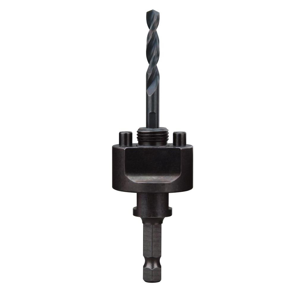 3/8 in. Quick Change Large Hole Saw Arbor W/ Pilot Drill Bit 3/8 in. Quick Change Large Hole Saw Arbor W/ Pilot Drill Bit