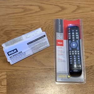 NEW RCA Partially Backlit Universal Remote Control Up To 3 Devices RCRN03BR AAA 