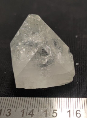 a single big apophyllite point apophyllite tip apophyllite pyramid raw stone 302