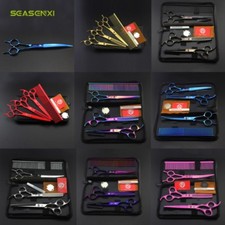 4Pcs/set 7 Inch Professional Pet Grooming Scissors Shears Dog Haircut Groom Set