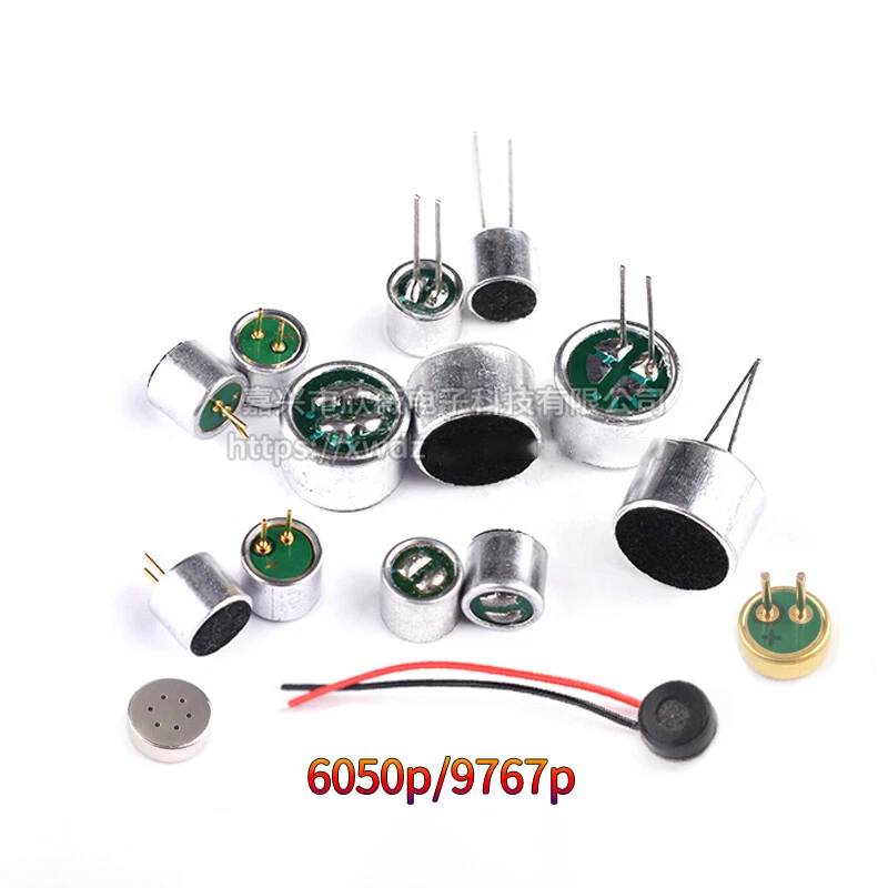 Elektret Kondensator Mikrofonkapsel / Mikrofon mit,no mit PCB Pins Kondensator