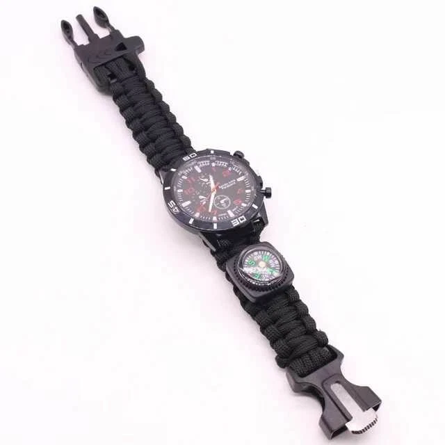 Reloj Pulsera Táctica Natación Deportivo Supervivencia Militar Exterior... Foto 3 de 4