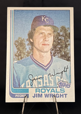 1982 Topps Jim Wright #362 Royals