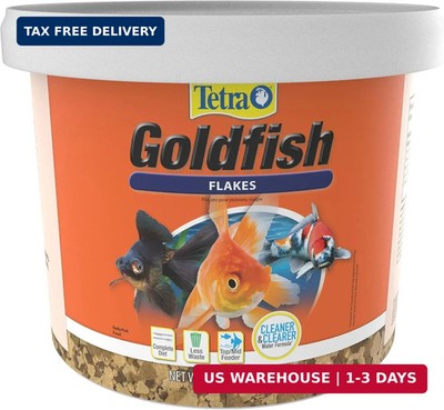 Tetra Goldfish Flakes, Nutritionally Balanced Diet For Aquarium Fish, Vitamin C