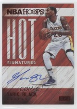 2015-16 Panini NBA Hoops Hot Signatures Red 5/25 Tarik Black #HS-TB Auto 1u6