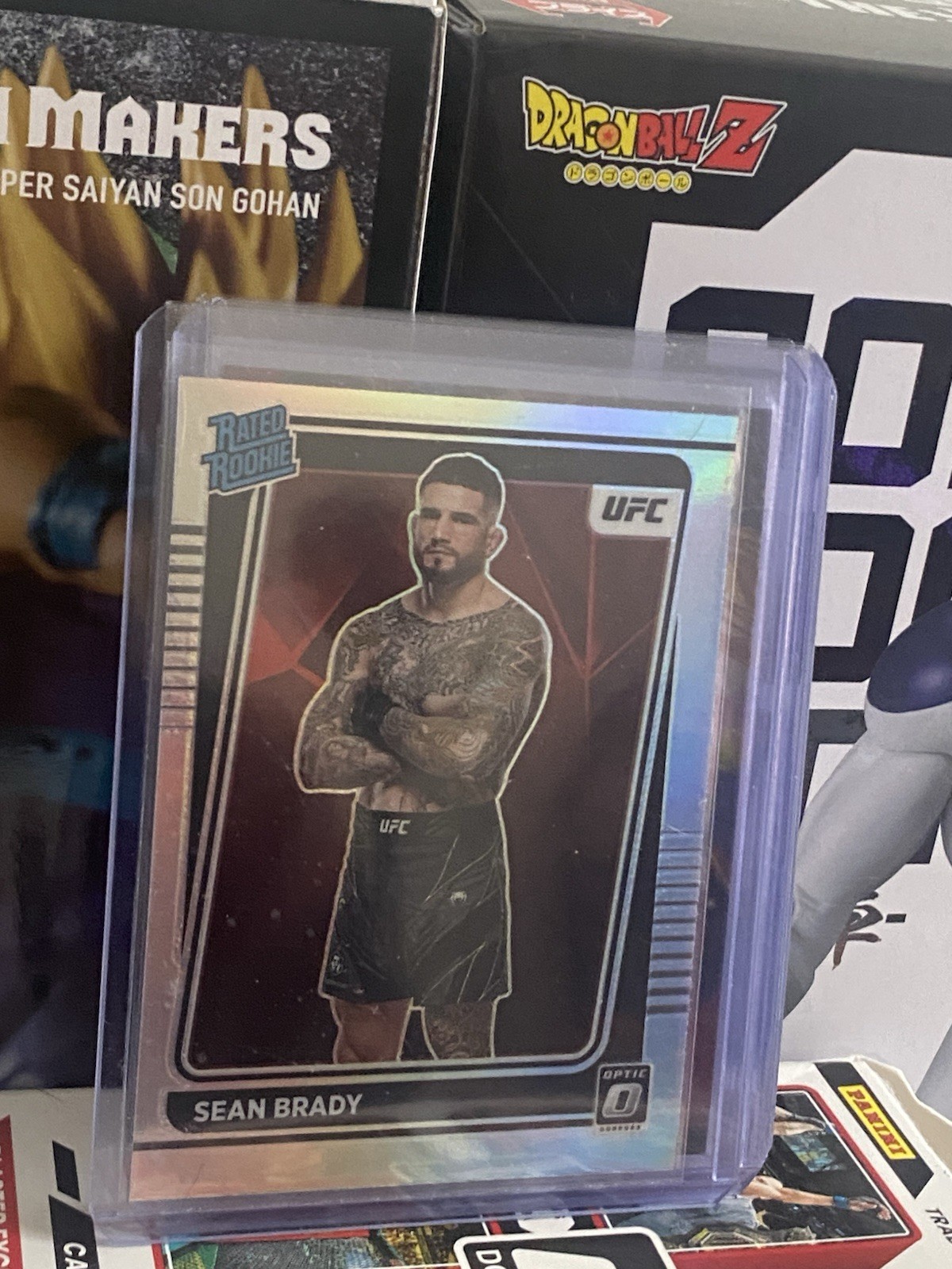 2022 Panini Donruss Optic UFC - Rated Rookie Sean Brady #118 Holo Prizm (RC)