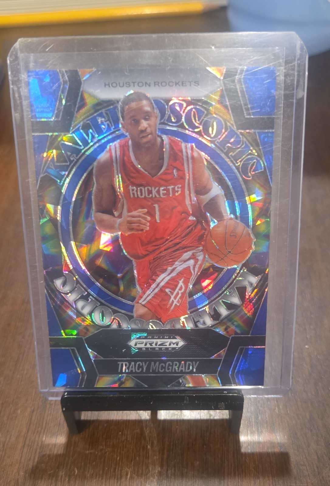 2024-25 Panini Prizm Black - Kaleidoscopic Tracy McGrady #28 Blue Ice Prizm /125