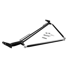 For Ford Mustang 2005-2014 Braum BRHB-52BM Racing Harness Bar Kit, Black Satin